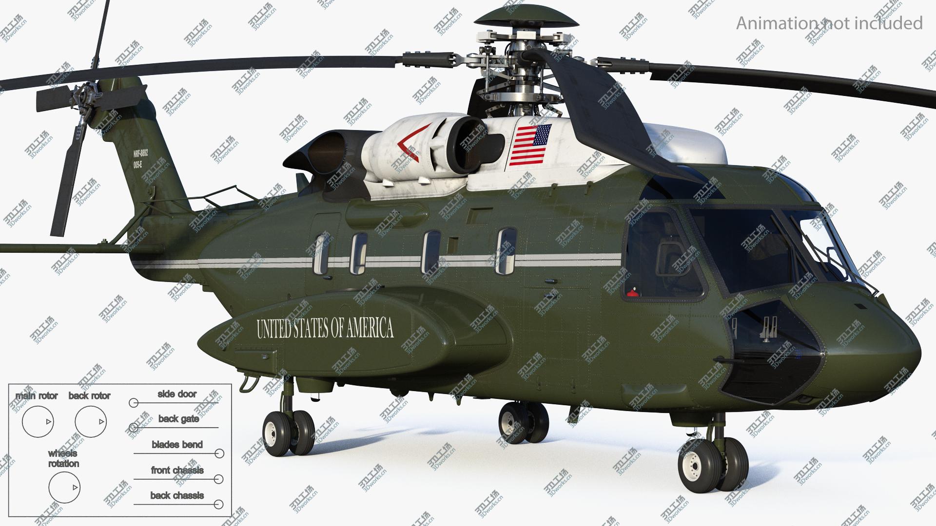 images/goods_img/20210313/3D Sikorsky VH-92 Marine One Rigged/4.jpg